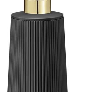 Luxurious Black and Gold Soap Dispenser